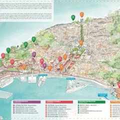 Mappa di Ancona con itinerari a piedi: cosa vedere in un giorno, dal porto alla città alta, tra storia e natura.