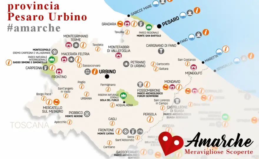 Pesaro e Urbino - Guida completa tra mare, borghi e cultura